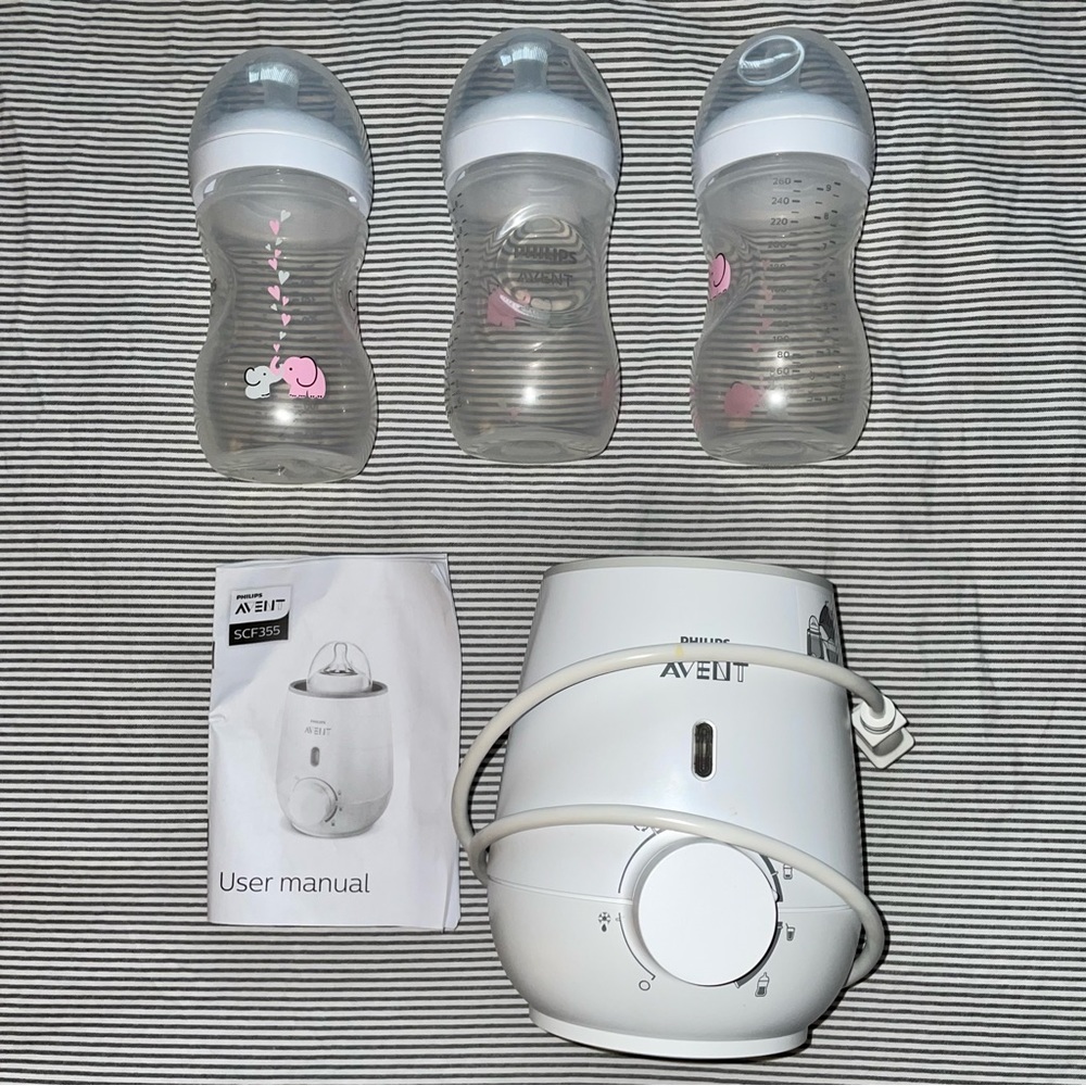 Philips bottles/ warmer bundle